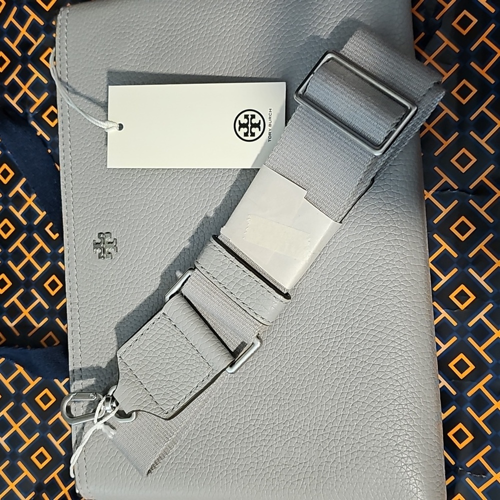 BRAND NEW! AUTHENTIC TORY BURCH BLAKE SWINGPACK-BAY GRAY